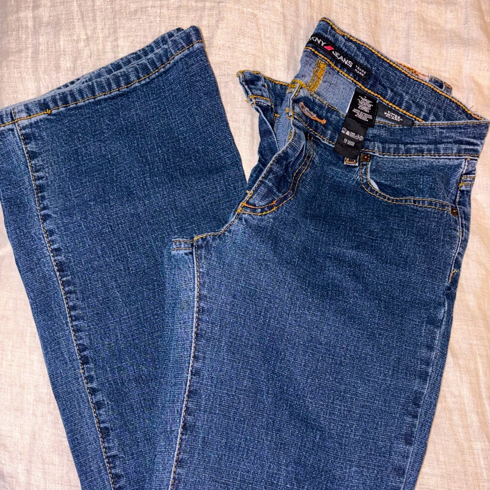 Dkny Blue Flare Jeans